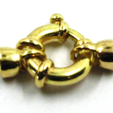 Load image into Gallery viewer, 18k yellow gold 24" necklace big 9.5mm perfect synthetic champagne round pearls