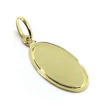 Load image into Gallery viewer, 18k yellow gold Saint Michael Archangel 22mm oval medal, pendant worked frame