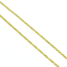 Cargar imagen en el visor de la galería, Collar de oro amarillo de 18 quilates de 18" con perlas blancas de 7 mm, calcedonia verde y esmeralda.