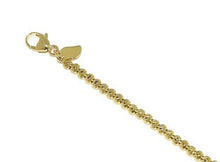 Cargar imagen en el visor de la galería, PULSERA ORO AMARILLO 18K, 19 CM, ESFERAS FINAMENTE TRABAJADAS, BOLAS DE 2,5 MM CORTE DIAMANTE