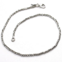 Load image into Gallery viewer, 18K WHITE GOLD BRACELET WITH FINELY WORKED SPHERES, 1.5 MM DIAMOND CUT BALLS