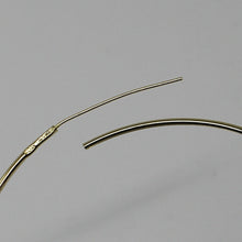 Load image into Gallery viewer, 18K YELLOW GOLD ROUND CIRCLE HOOP EARRINGS DIAMETER 60 MM x 1 MM, MADE IN ITALY