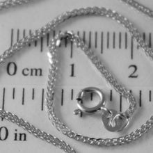 Load image into Gallery viewer, SOLID 18K YELLOW GOLD CHAIN NECKLACE 1.1 MM EAR LINK, 19.69 INCHES MADE IN ITALY