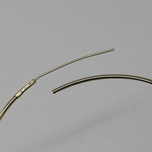 Load image into Gallery viewer, 18K YELLOW GOLD ROUND CIRCLE HOOP EARRINGS DIAMETER 50 MM x 1 MM, MADE IN ITALY