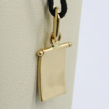 Load image into Gallery viewer, 18k yellow gold nautical glazed flag letter p pendant charm medal enamel Italy.