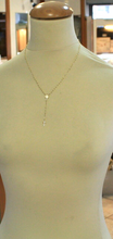 Load image into Gallery viewer, 18k yellow gold thin Rosary necklace Miraculous Mary medal Jesus Cross 2mm balls.