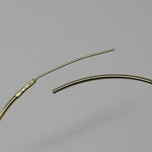 Load image into Gallery viewer, 18K YELLOW GOLD ROUND CIRCLE HOOP EARRINGS DIAMETER 40 MM x 1 MM, MADE IN ITALY.