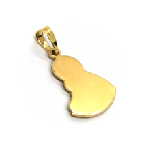 Load image into Gallery viewer, 18K YELLOW GOLD VIRGIN MARY AND JESUS CHRIST 20mm FLAT VERY DETAILED PENDANT.