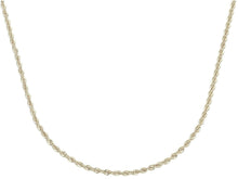 Load image into Gallery viewer, SOLID 18K WHITE GOLD CHAIN NECKLACE 1.5mm ROPE BRAIDED 45cm 18", MADE IN ITALY.