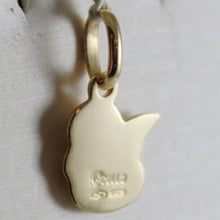 Load image into Gallery viewer, 18K YELLOW GOLD PENDANT, LITTLE GUARDIAN ANGEL, ENGRAVING, MADE IN ITALY.