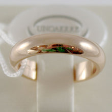 Load image into Gallery viewer, SOLID 18K YELLOW GOLD WEDDING BAND UNOAERRE RING 7 GRAMS MARRIAGE MADE IN ITALY.