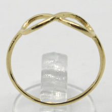 Charger l'image dans la galerie, 18K YELLOW GOLD INFINITE CENTRAL RING, INFINITY, SMOOTH, BRIGHT, MADE IN ITALY.