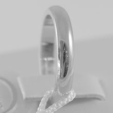 Load image into Gallery viewer, SOLID 18K WHITE GOLD WEDDING BAND UNOAERRE RING 5 GRAMS MARRIAGE MADE IN ITALY.