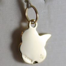 Load image into Gallery viewer, 18K YELLOW GOLD PENDANT, MINI GUARDIAN ANGEL, ENGRAVING, MADE IN ITALY.