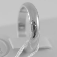 Load image into Gallery viewer, SOLID 18K WHITE GOLD WEDDING BAND UNOAERRE RING 6 GRAMS MARRIAGE MADE IN ITALY.