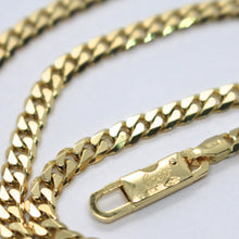 Load image into Gallery viewer, MASSIVE 18K GOLD GOURMETTE CUBAN CURB CHAIN 3.5 MM 18 IN. NECKLACE MADE IN ITALY.
