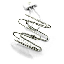 Charger l'image dans la galerie, 18k white gold magicwire band ring, 20mm elastic worked ondulate wire.