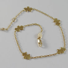Cargar imagen en el visor de la galería, 18k YELLOW GOLD BRACELET SMOOTH BRIGHT WITH DOG, PUPPY, TERRIER MADE IN ITALY.