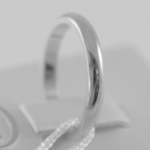 Load image into Gallery viewer, SOLID 18K WHITE GOLD WEDDING BAND UNOAERRE RING 4 GRAMS MARRIAGE MADE IN ITALY.
