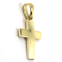 Load image into Gallery viewer, SOLID 18K YELLOW GOLD CROSS, SQUARE ROUNDED 21mm, 0.83 inches, MADE IN ITALY.