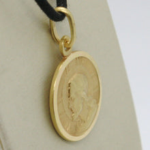 Load image into Gallery viewer, solid 18k yellow gold Jesus Christ Redeemer 15mm medal, pendant, very detailed.