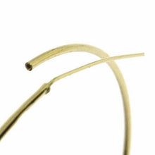 Load image into Gallery viewer, 18K YELLOW GOLD ROUND CIRCLE HOOP EARRINGS DIAMETER 40 MM x 1 MM, MADE IN ITALY.