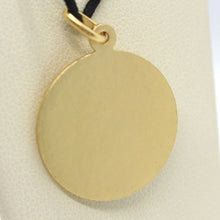 Cargar imagen en el visor de la galería, 18k yellow gold Ecce Homo, Jesus Christ face medal pendant very detailed made in Italy, 21 mm.