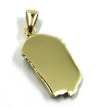 Load image into Gallery viewer, 18k yellow & white gold ecce homo Jesus Christ face satin pendant, very detailed.
