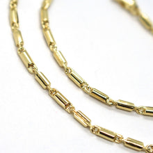 Cargar imagen en el visor de la galería, 18K YELLOW GOLD CHAIN, 17.7 INCHES, ROUNDED TUBE LINK, THICKNESS 2 MM.