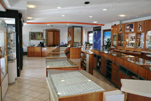 Cargar imagen en el visor de la galería, 18k yellow gold bracelet small basket round tube popcorn link 2.2 mm.