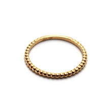 Load image into Gallery viewer, 3 x 18K YELLOW, WHITE & ROSE GOLD RING, SMALL THIN 1mm SPHERES BALLS ROW, SMOOTH.