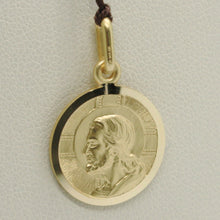 Load image into Gallery viewer, solid 18k yellow gold Jesus Christ Redeemer 15mm medal, pendant, very detailed.
