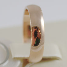 Load image into Gallery viewer, SOLID 18K YELLOW GOLD WEDDING BAND FLAT RING 5 GRAMS BY UNOAERRE MADE IN ITALY.