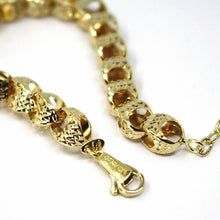 Cargar imagen en el visor de la galería, 18K YELLOW GOLD BRACELET, BIG ROUNDED DIAMOND CUT OVAL DROPS 6 MM, ROUNDED.