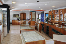 Cargar imagen en el visor de la galería, 18K WHITE GOLD, SMALL 17mm ANKH ROUNDED CROSS OF LIFE PENDANT, EXCAVATED BACK.