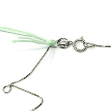 Charger l'image dans la galerie, 18k white gold necklace & pendant, saltwater Akoya pearl 8/8.5 mm, diamond 0.07.