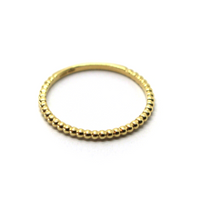 Load image into Gallery viewer, 3 x 18K YELLOW, WHITE & ROSE GOLD RING, SMALL THIN 1mm SPHERES BALLS ROW, SMOOTH.