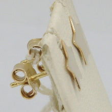 Load image into Gallery viewer, SOLID 18K YELLOW GOLD EARRINGS FLAT STAR, SHINY, SMOOTH, 10 MM, MADE IN ITALY.
