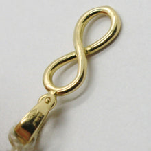 Load image into Gallery viewer, 18K YELLOW GOLD PENDANT CHARM INFINITY INFINITE, MADE IN ITALY 0.8 INCHES, 20 MM.