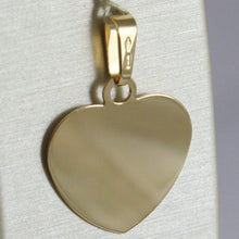 Load image into Gallery viewer, 18K YELLOW GOLD HEART, PHOTO & TEXT ENGRAVED PERSONALIZED PENDANT 22 MM, MEDAL.