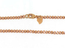 Load image into Gallery viewer, 18k rose gold chain finely worked spheres 2.5 mm diamond cut balls, 18", 45 cm.