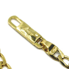 Load image into Gallery viewer, SOLID 18K GOLD GOURMETTE CUBAN CURB LINKS BRACELET 4mm, STRONG BRIGHT, 8.3".