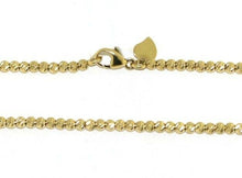 Load image into Gallery viewer, 18K YELLOW GOLD CHAIN FINELY WORKED SPHERES 2.5 MM DIAMOND CUT BALLS, 16", 40 CM.