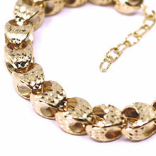 Cargar imagen en el visor de la galería, 18k rose gold chain, big rounded diamond cut oval drops 6 mm, rounded, 18".