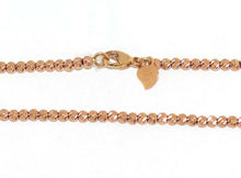 Load image into Gallery viewer, 18k rose gold chain finely worked spheres 2.5 mm diamond cut balls, 20&quot;, 50 cm.
