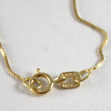 Load image into Gallery viewer, 18K YELLOW GOLD CHAIN NECKLACE 0.5 mm MINI VENETIAN LINK 24 INCHES MADE IN ITALY.