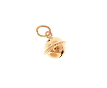 Load image into Gallery viewer, 18k rose gold call angels rattle round pendant, diameter 8mm for pregnancy.
