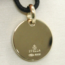 Load image into Gallery viewer, SOLID 18K YELLOW GOLD VIRGIN MARY AND JESUS 14 MM MEDAL, PENDANT, MADE IN ITALY.