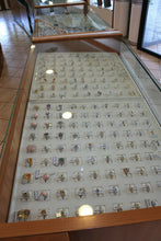 Load image into Gallery viewer, 18K YELLOW WHITE GOLD CROSS SQUARED STYLIZED FINELY WORKED 1.26 IN MADE IN ITALY.