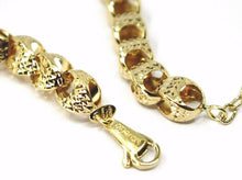 Cargar imagen en el visor de la galería, 18K YELLOW GOLD CHAIN, BIG ROUNDED DIAMOND CUT OVAL DROPS 6 MM, ROUNDED, 18".